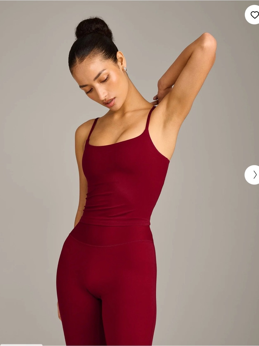 ONER ACTIVE SOFTMOTION™ STRAPPY MID TANK TOP BUILT IN BRA SHELF WITH GRAY LOGO
